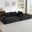 Canapé modulaire en L avec siège profond, sans assemblage requis, canapé modulaire pour salon, chambre à coucher, appartement