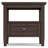Warm Shaker Solid Wood Transitional End Table with Storage Drawer-60618698-60618701