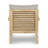 Turbotville Acacia Outdoor Lounge Chair-1231720775-1231720774