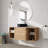 48" Wall Mounted Single Bathroom Vanity with Ceramic Sink-224224091-224224088