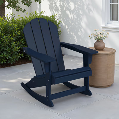 Vinnie HDPE Rocking Adirondack Chair