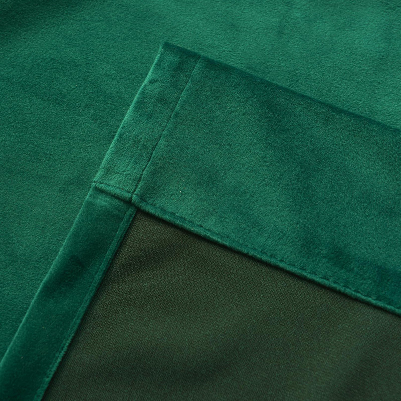 52"W Deep Green 2 Panels Luxury Decor Blackout Curtains Drapes, 132.08cm Width x 213cm Drop