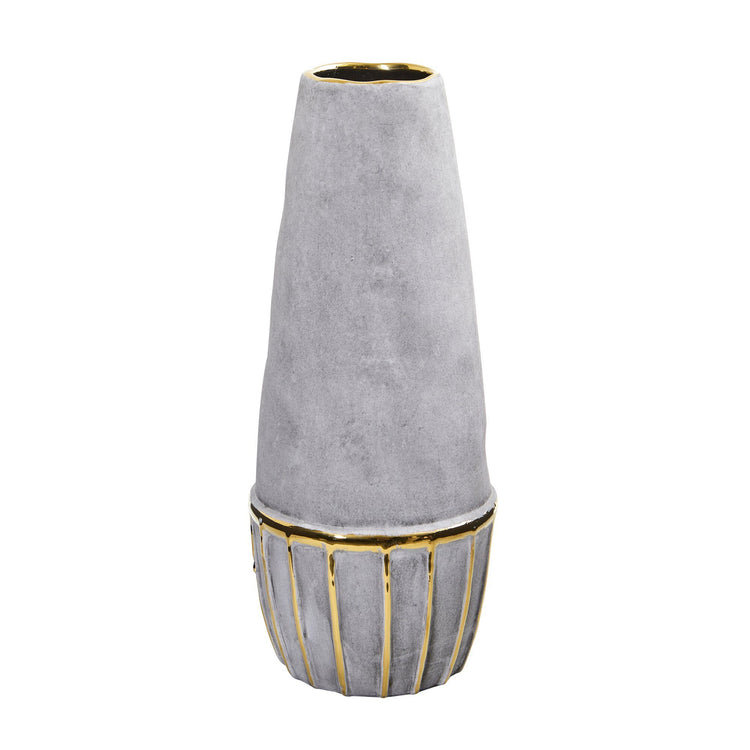 Ceferino Ceramic Table Vase, 15" H x 6.5" W x 6.5" D