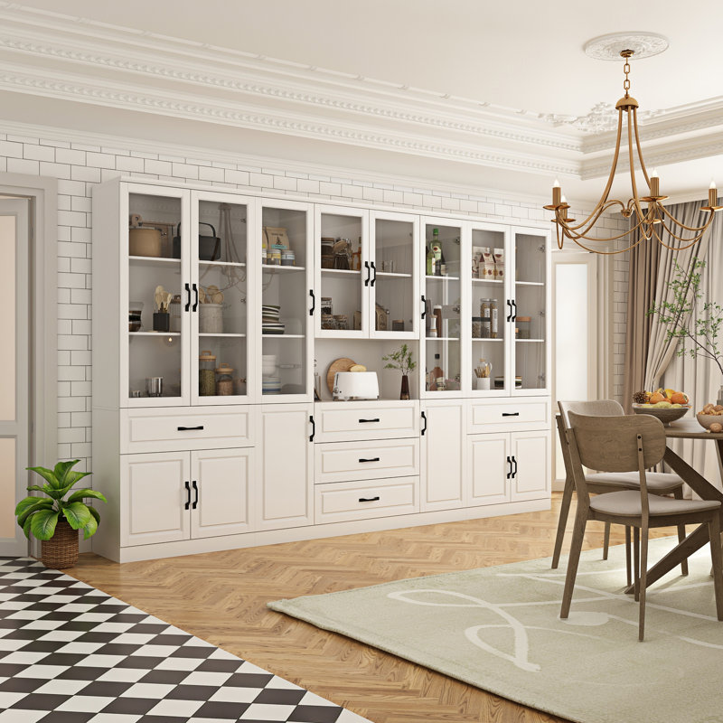 78.7"H Large Pantry Cabinet Sideboard Buffet Table