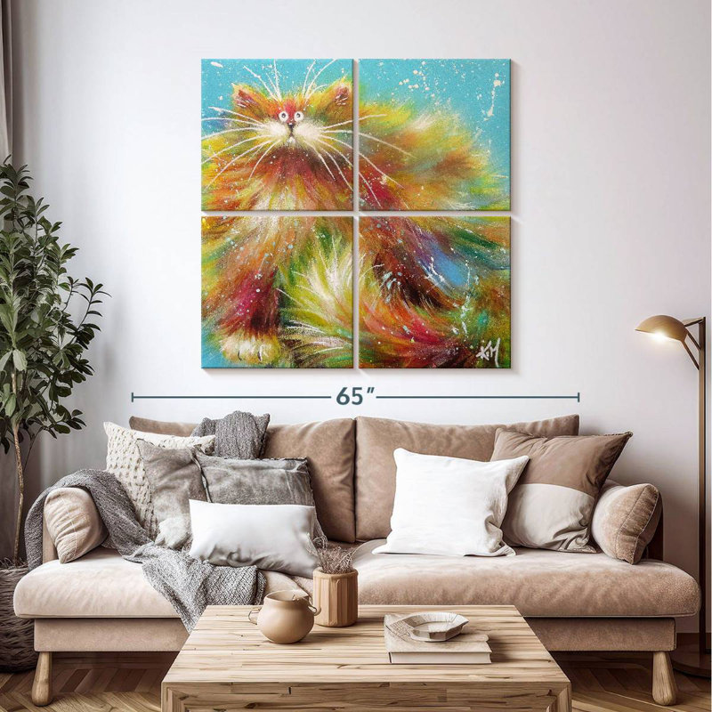 Brampt Kitty Calypso, 45" H x 45" W