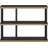 No Tools Required 3-Tier Decorative Display Shelf, Durable Wood And PVC Construction, Multi-Functional Storage Organizer For Home And Office