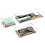 Solid Wood Acrylic Desk Organiser
