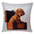 Deyvion Dachshund Puppy Playing In Box Square Throw Pillowcase