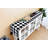 Black & White Checker Cotton Blend Table Runner 14"w X 71"l