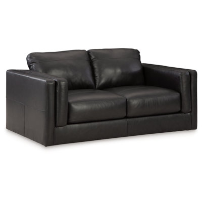 Ehitan 70" Genuine Leather Loveseat