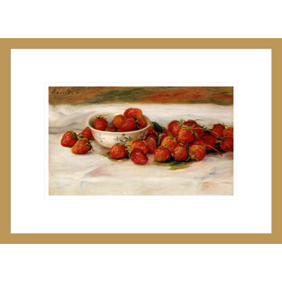 «Strawberries» par Pierre-Auguste Renoir, impression giclée encadrée