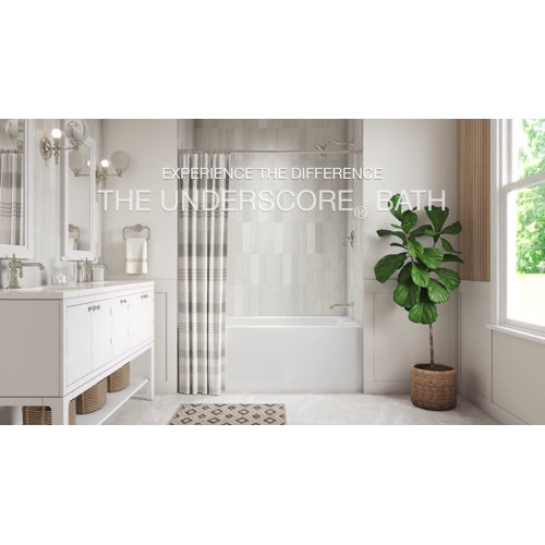 K-1136-0,96 Kohler Underscore® 66 x 36 Soaking Bathtub & Reviews