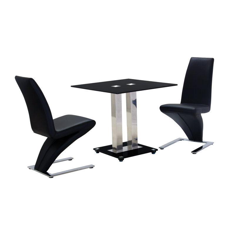 Bartels Glass Top Dining Table