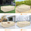Housse de protection extérieure 600D en PVC imperméable et résistant au froid, beige