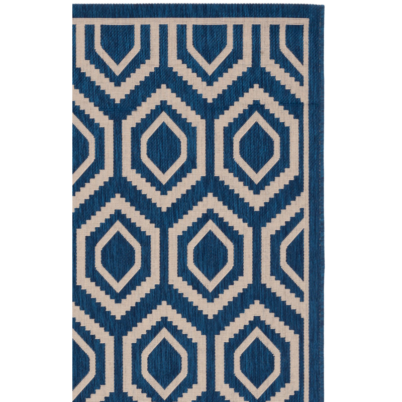 Deedrick Performance Geometric Indoor/Outdoor Area Rug, Square 7'1"