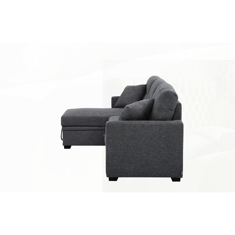 Ebern Designs Modular Sleeper Sectional Sofa - Wayfair Canada