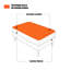 Banc rembourré orange-795630592