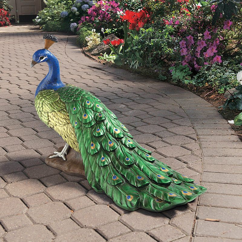 Statue de jardin paon The Regal