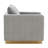 Berengarius Modern Velvet Armchair Accent Chair with Removable Cushions and Gold Stainless Steel Plinth Base, No Assembly-1215726725