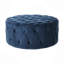 Repose-pieds rond en velours-341025340