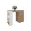 Îlot de cuisine, 1 porte, 5 tablettes