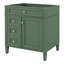Meuble-lavabo de salle de bain de 30 po sans lavabo supérieur, armoire de rangement moderne avec 2 tiroirs et un tiroir rabattable (BASSIN INCLUS)-2023223379-2023223376