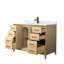 Ensemble de meuble-lavabo simple 60 po avec plateau en marbre Janna-108351652-125008813