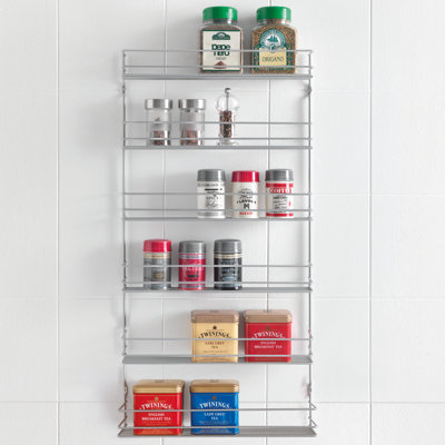 Spice Rack with Adjustable Racks