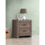 Table de chevet 2 tiroirs Brantford Barrel-1764776115