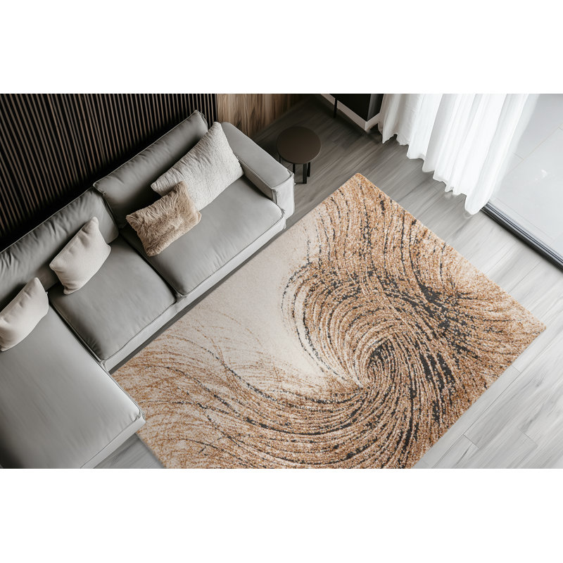 Deneise Abstract Area Rug, Rectangular 200 x 290cm