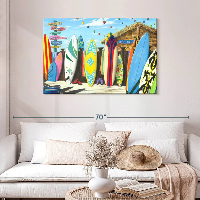 Senne Surf Shack, 30" H x 45" W