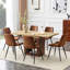 Ensembles de table de salle à manger extensible avec rangement, bois aggloméré, style moderne pour la maison