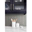 Chevron Vinyl Peel & Stick Metallic Wallpaper Roll-841345781