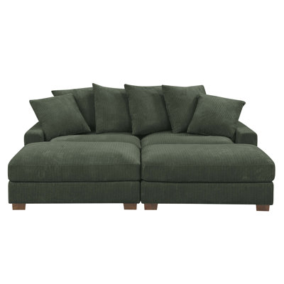 Arzuaga 4 - Piece Corduroy Sectional
