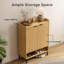 Grande armoire à chaussures avec portes-109616487