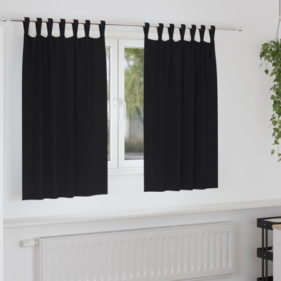 Curtains With Curtains 2 Pcs Polyester