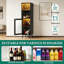 Wine Bottle & Glass Rack Black-74601136