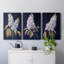 Floral Study Series LX III - Ensemble de toiles tendues avec châssis Premium - Prêt à être accroché-159332273