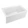 Alcove Soaking Skirt Bathtub with Overflow and Drain