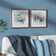 'Malibu Marina' 2 Piece Framed Print Set