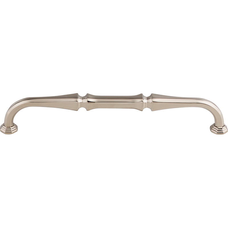 Chalet 5" Center to Center Bar pull, Polished Nickel, 7" Center to Center