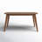 Gallman 59.06'' W Rectangular Dining Table with Tapered Legs-2040980805-2081120009