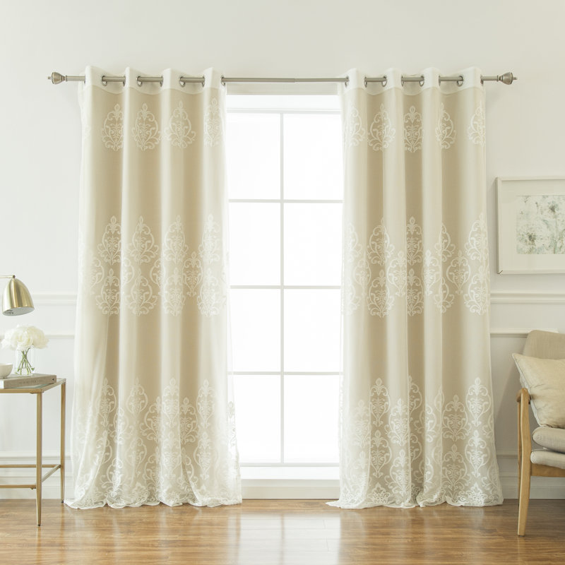 Serovpe Blackout Sliding Panel Pair, Beige