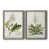 Toile avec cadre gris