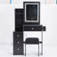 Ensemble de meuble-lavabo 29,2 po avec tabouret de chevet et tabouret