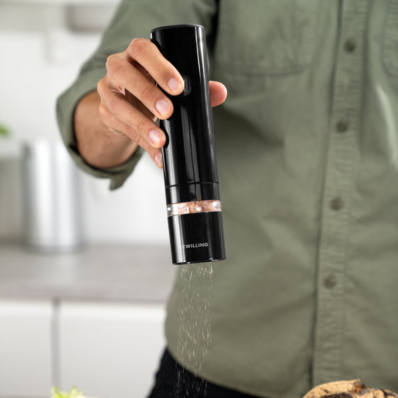 ZWILLING Enfinigy Electric Salt/Pepper Mill, Black Matte