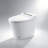 One-piece Smart Elongated Toilet | Heated Seat, Auto/foot Flush, Dual Flush 1/1.28 Gpf, Night Light, Knob Control