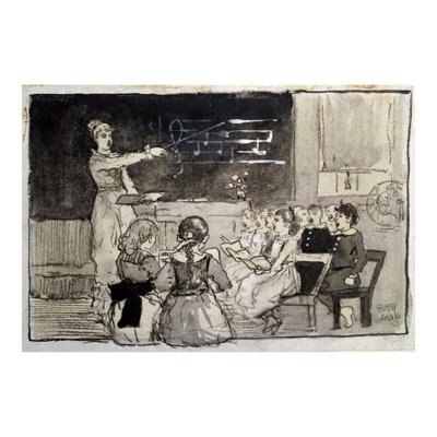 The Music Lesson par Winslow Homer - Estampe numérique