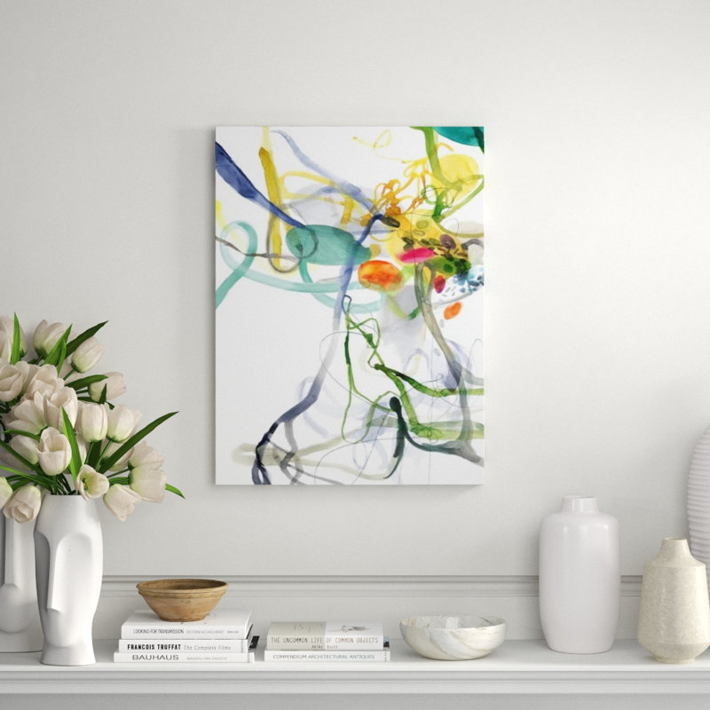 Ebb & Flow II Painting by Fern Cassidy, 32" H x 24" W x 1.5" D, Image Brush Gel
