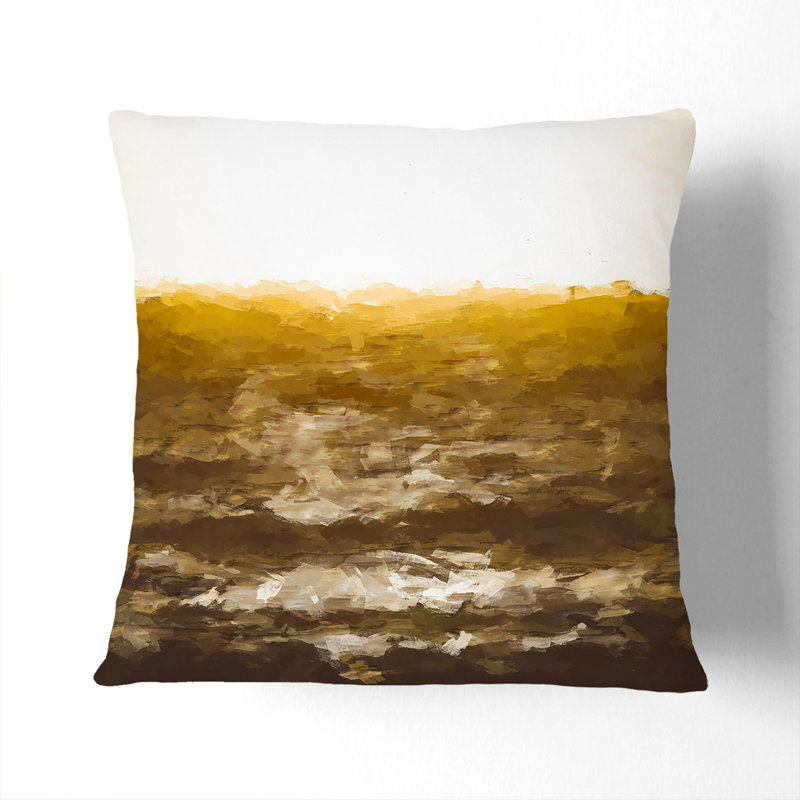 Square Throw Cushion, 55cm H x 55cm W x 20cm D, Black